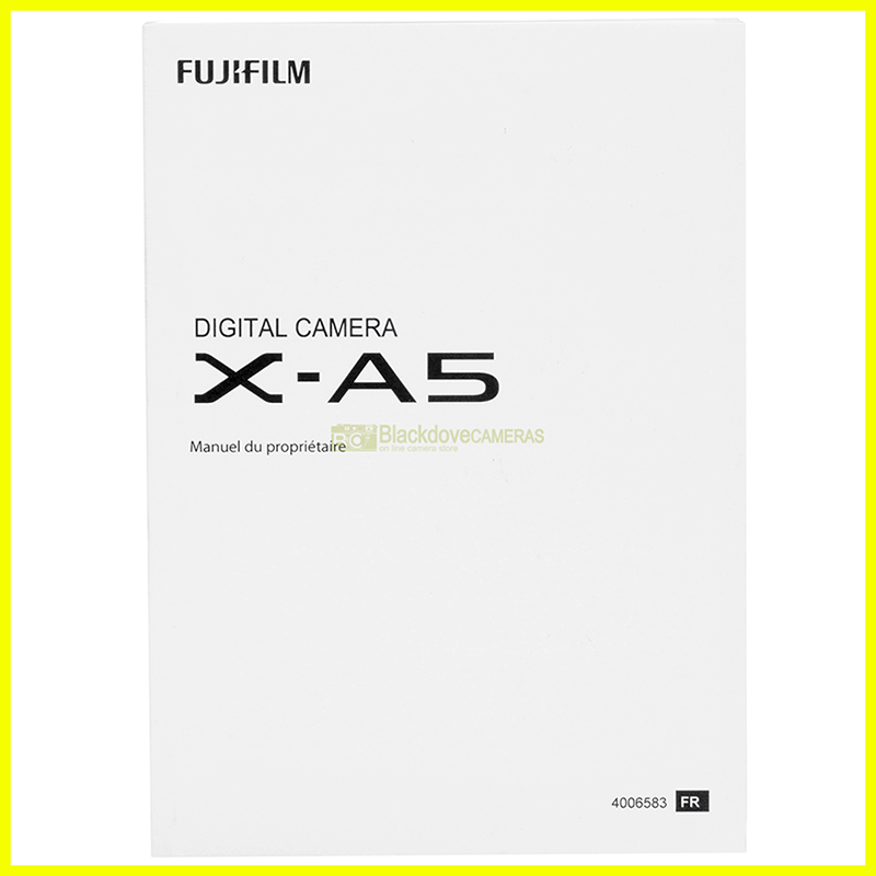 “Manuale fotocamera Fujifilm”