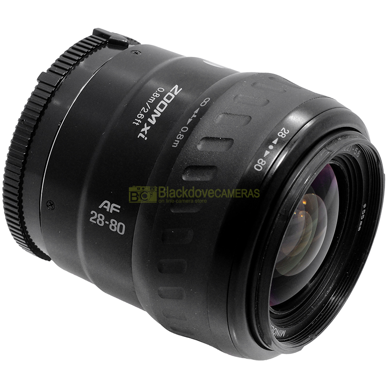 “Minolta AF 28/80mm. f4-5,6 xi zoom motorizzato per Sony A-Mount e Minolta AF”
