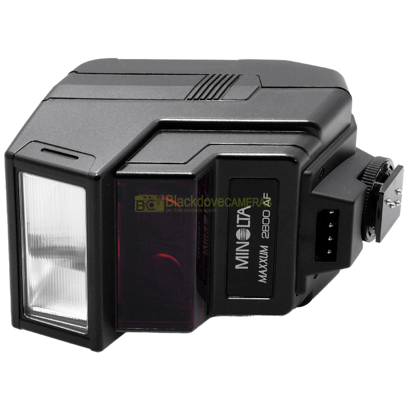 “Minolta flash 2800AF TTL per fotocamere a pellicola autofocus e manual focus”