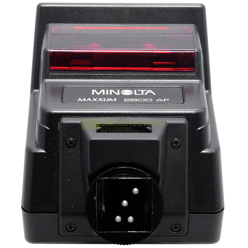 “Minolta flash 2800AF TTL per fotocamere a pellicola autofocus e manual focus”
