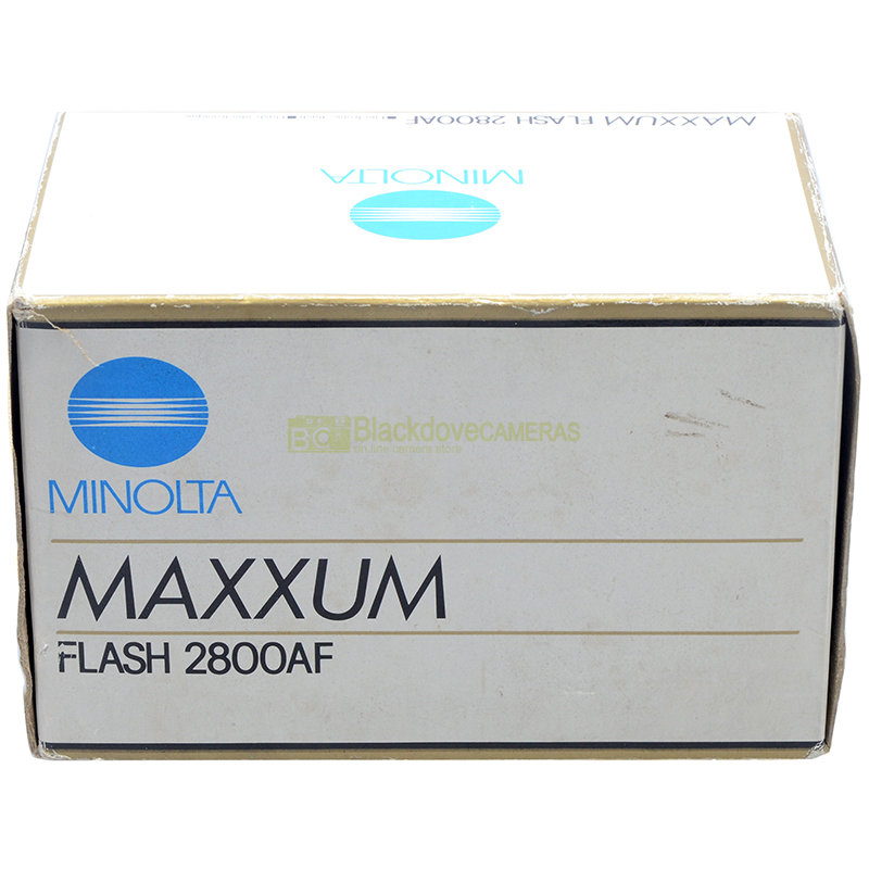 “Minolta flash 2800AF TTL per fotocamere a pellicola autofocus e manual focus”