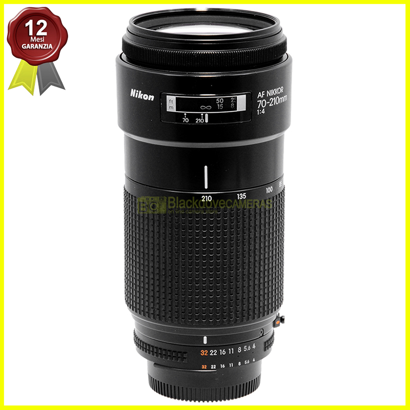 Nikon AF Nikkor 70-210mm f4 costante. Obiettivo autofocus per fotocamere reflex.