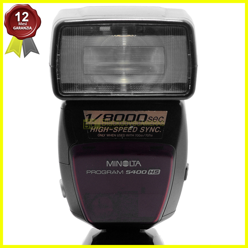 Minolta flash 5400 HS per fotocamere Dynax e Maxxum a pellicola