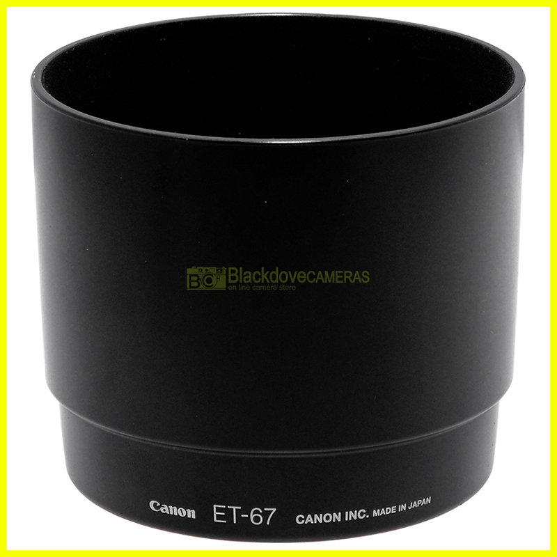 “Paraluce originale Canon ET-67 per obiettivo EF 100mm. f2,8 Macro USM.”=