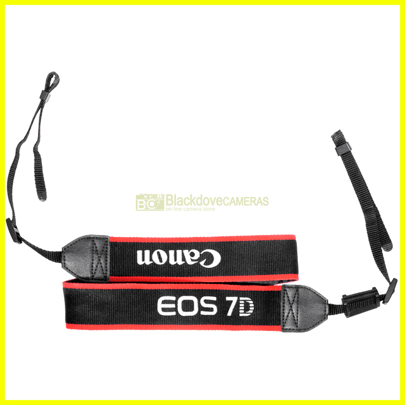 Tracolla Canon originale per fotocamere reflex EOS 7D. Genuine strap.