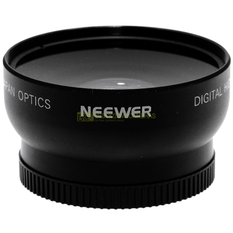 Aggiuntivo grandangolare 0,45x HD Neewer wide Angle lens Macro 52mm M452