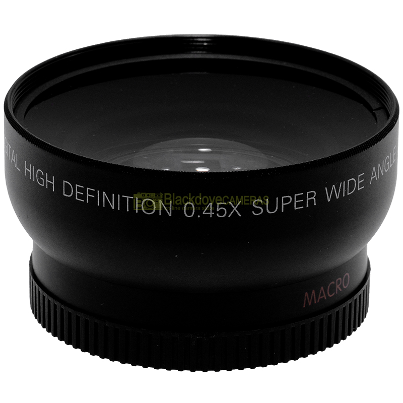 Aggiuntivo grandangolare 0,45x HD Neewer wide Angle lens Macro 52mm M452