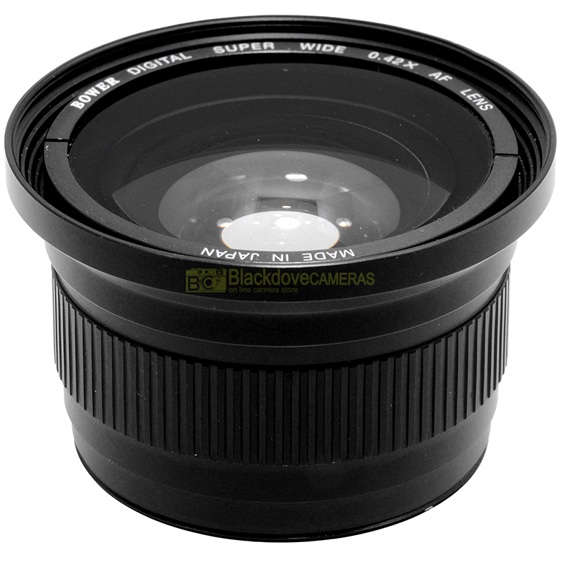 Aggiuntivo grandangolare 0,42x Super wide Angle lens Macro Bower 46mm M46