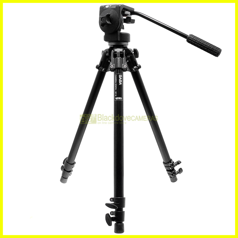 Manfrotto Saba 190 Treppiede per fotocamera con testa fluida 128. Cavalletto