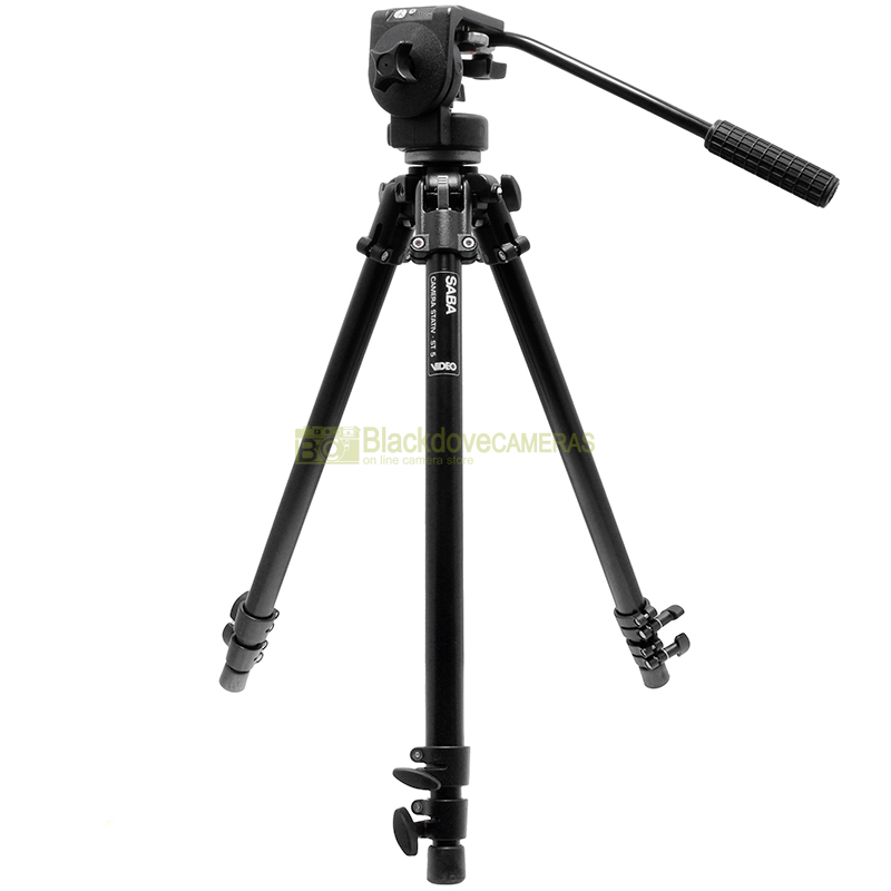 Manfrotto Saba 190 Treppiede per fotocamera con testa fluida 128. Cavalletto