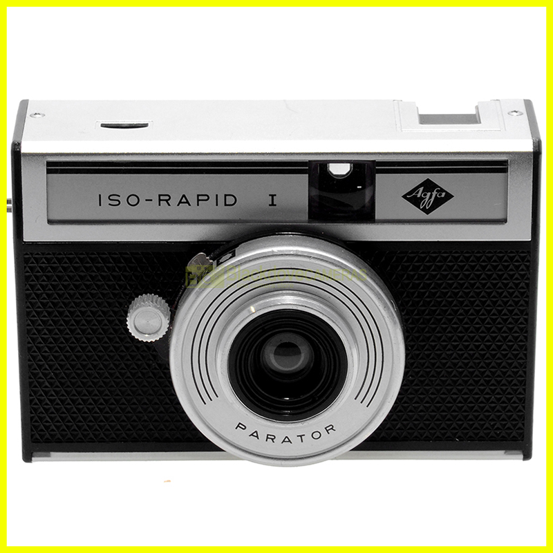 Agfa ISO-Rapid I - Parator. Fotocamera d'epoca compatta a pellicola. 