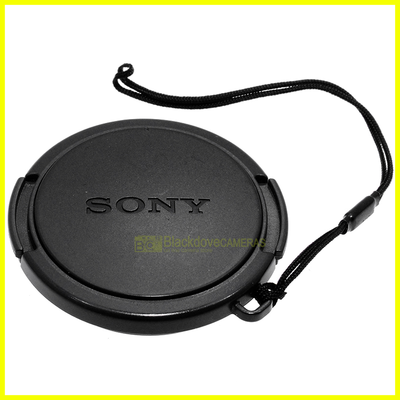 Tappo originale fotocamera Sony Cybershot DSC-S85 con laccetto. Lens cap.