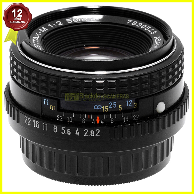 Pentax M 50mm f2 SMC obiettivo per fotocamere digitali e analogiche Manual focus