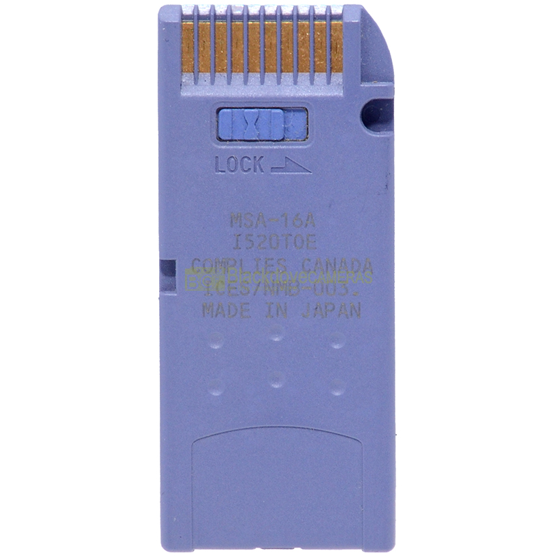 Memory Stick Sony 16Mb MSA 16A. Scheda memoria 16 Mb.