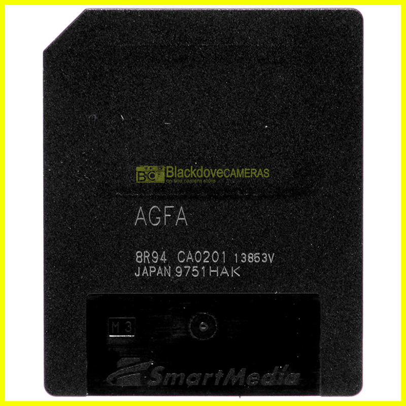 Smart Media Card Agfa 8Mb 8R94. Scheda memoria SmartMedia 8 Mb.