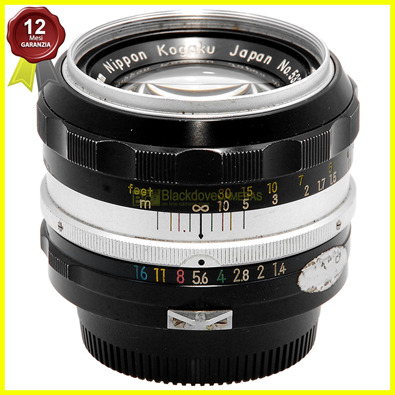 Nikon Nikkor 50mm f1,4 obiettivo per fotocamere reflex con baionetta F pre AI