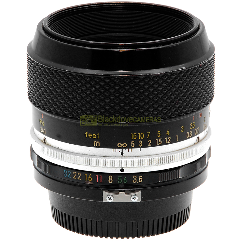 Nikon Micro Nikkor P Auto 55mm f/3,5 obiettivo F Close-up pre AI. Japan.
