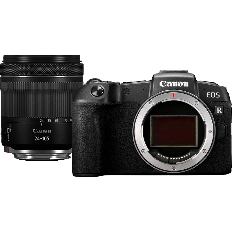  Canon EOS RP + RF 24-105 mm F4-7.1 IS STM, Nero 