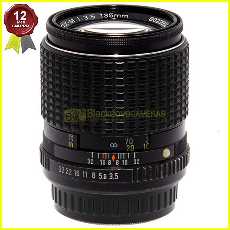 Pentax-M 135mm. f 1:3,5. Tele obiettivo per fotocamere a pellicola Pentax K 
