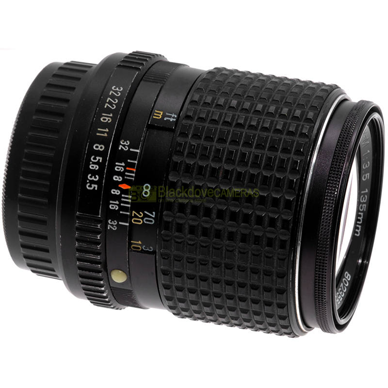 Pentax-M 135mm. f 1:3,5. Tele obiettivo per fotocamere a pellicola Pentax K 