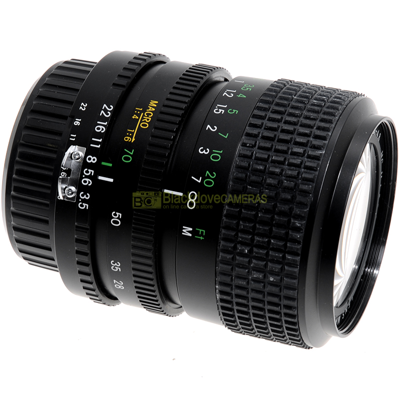Haking 28-70 mm f3,5-4,5 MC Macro 1:4 obiettivo per fotocamere innesto Nikon AI.