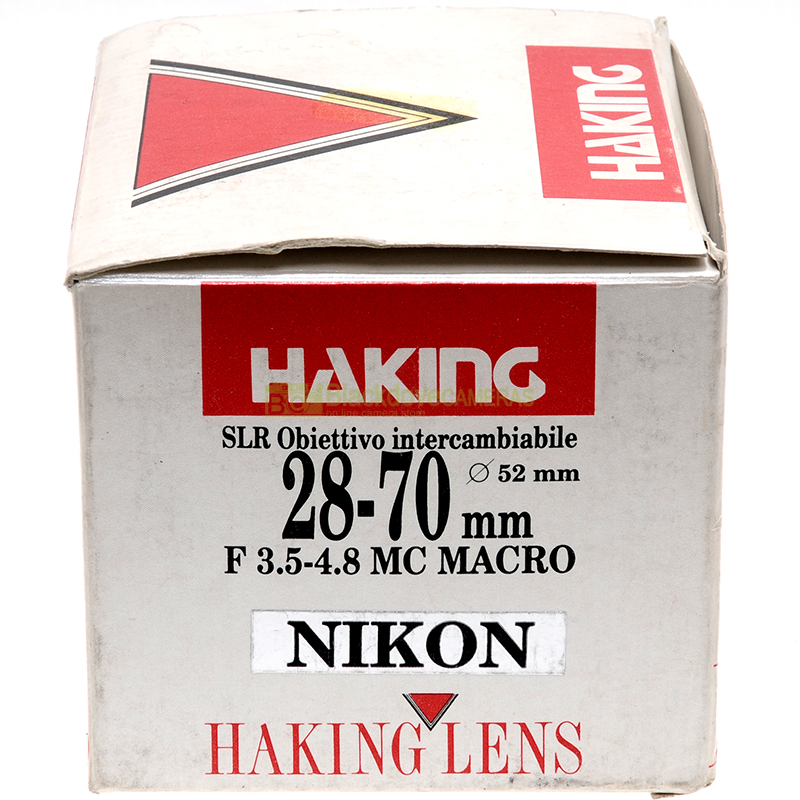 Haking 28-70 mm f3,5-4,5 MC Macro 1:4 obiettivo per fotocamere innesto Nikon AI.