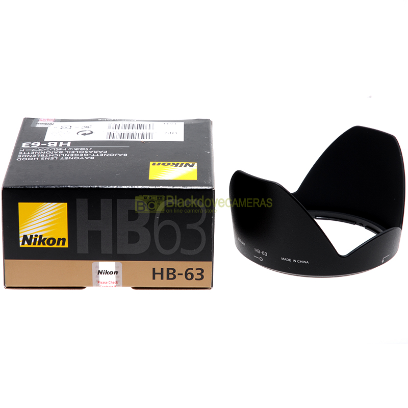 Nikon paraluce HB-63 per AF-S 24/85mm f3,5-4,5 VR ORIGINALE HB63 hood for 24-85 