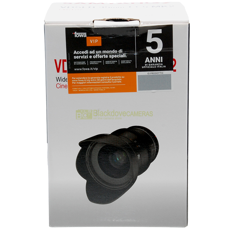 Samyang VDSLR 35mm. T1.5 Mark II Cine Lens