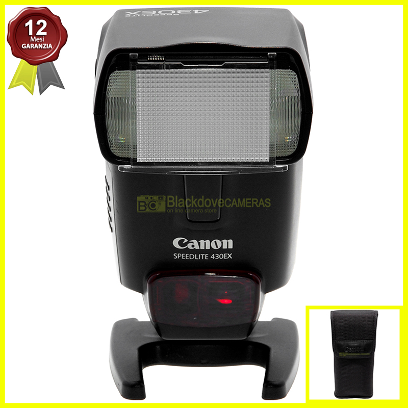 Flash Canon Speedlite 430 EX e-TTL per fotocamere digitali e a pellicola. 430EX