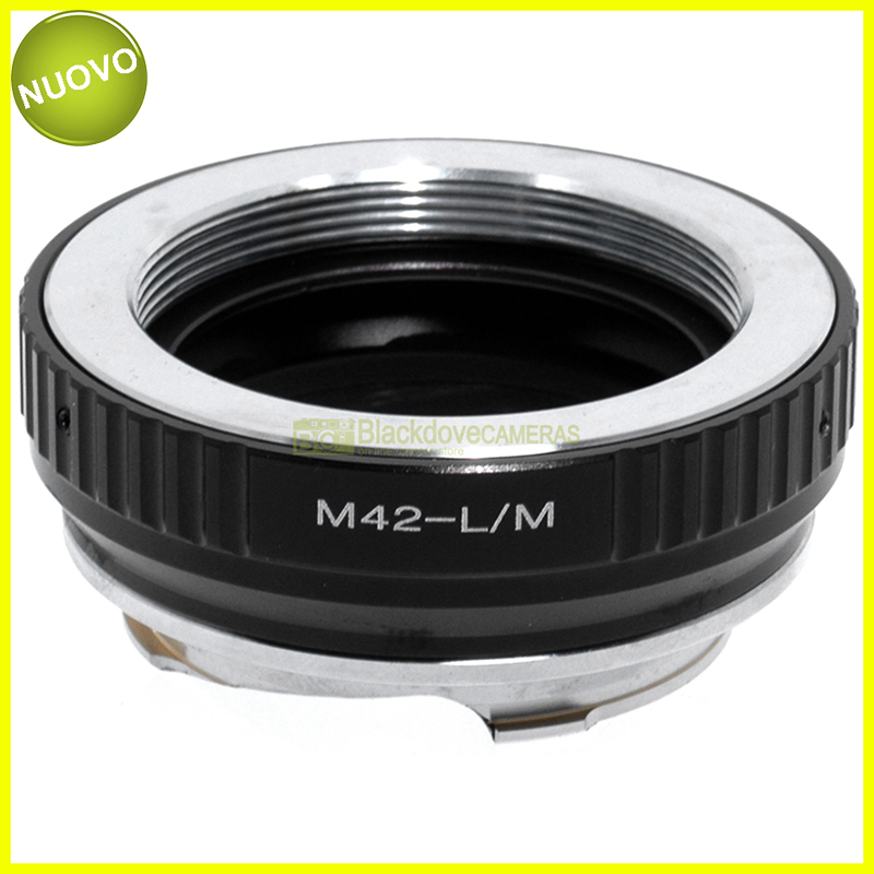  Anello adapter per obiettivi M42 su corpi Leica M. Adattatore. ALM 6 bit.