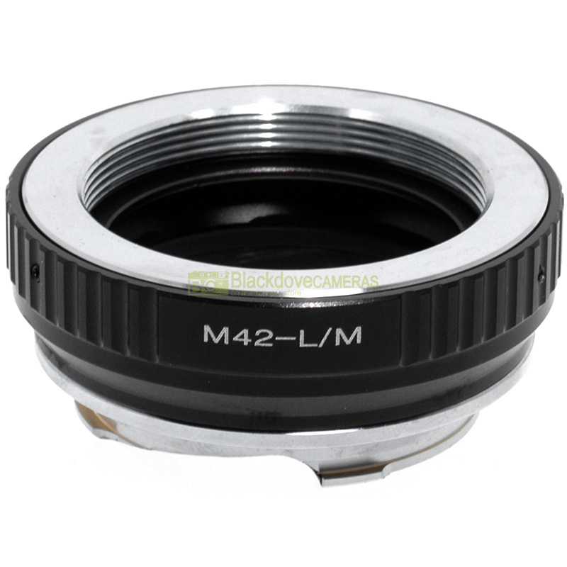 Anello adapter per obiettivi Nikon S su corpi Leica M. Adattatore. ALM 6 bit.