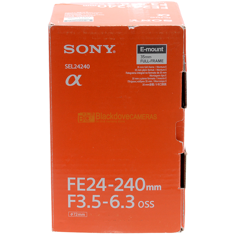 Sony FE 24/240mm f3,5-6,3 A OSS SEL24240