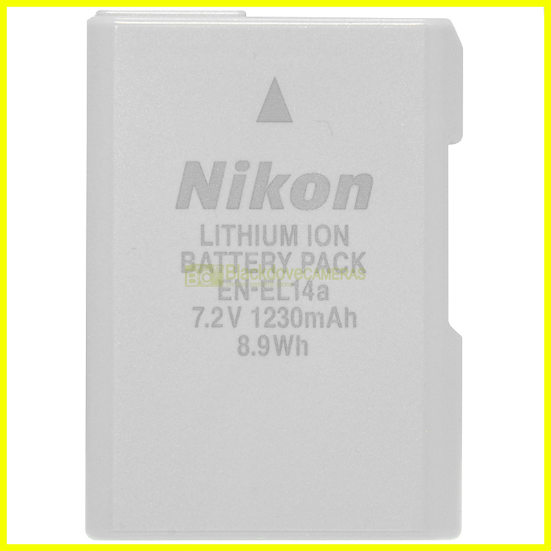 Nikon EN-EL14a Batteria originale per D5100 D5200 D3300 D3200 D3100 P7700 P7100