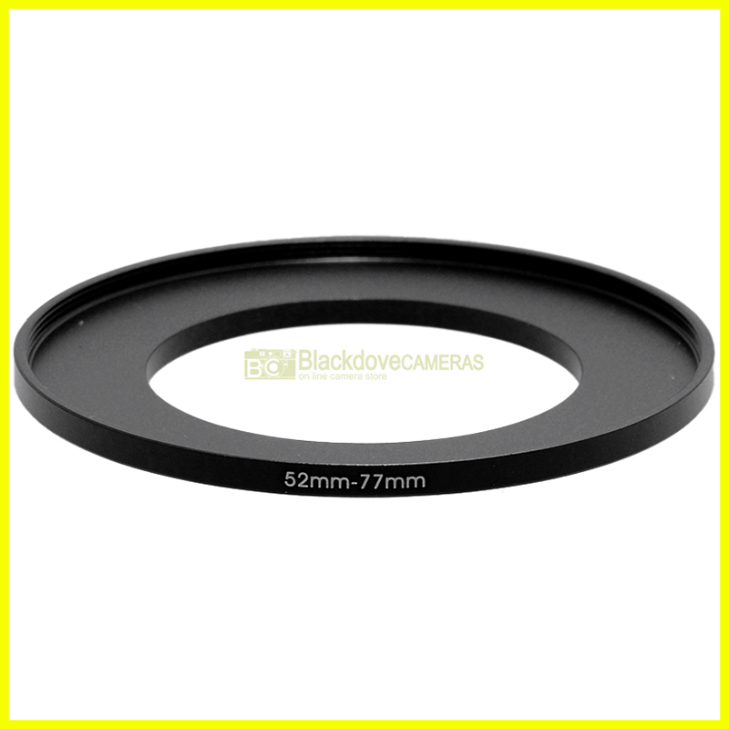 Adattatore step up 52/77mm. per filtri M77 su obiettivi diametro 52 Adapter