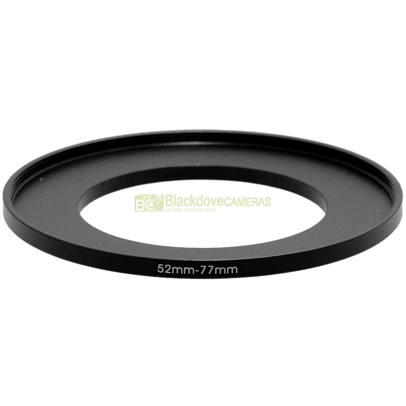 Adattatore step up 52/77mm. per filtri M77 su obiettivi diametro 52 Adapter