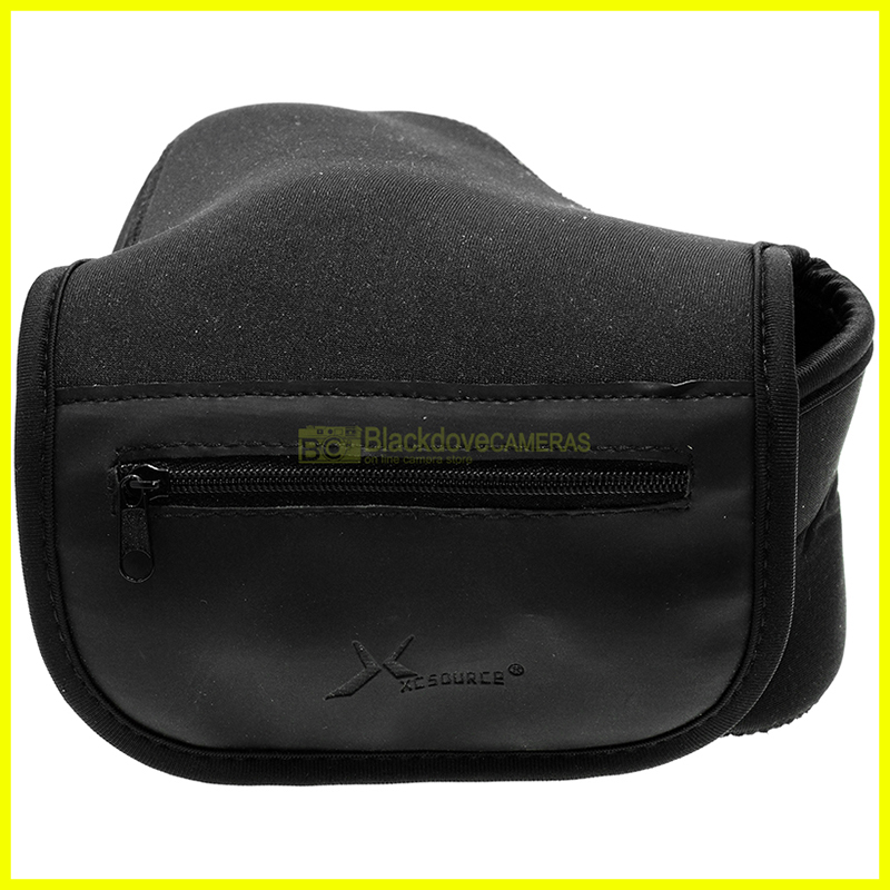 Custodia in neoprene X-Source per fotocamere. cm. 8x14 profondità cm. 16.