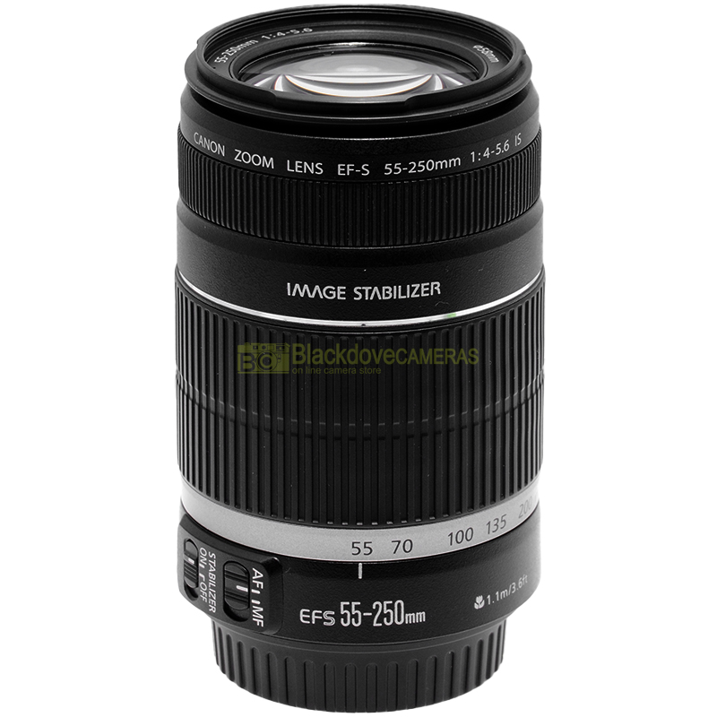 Canon EF-S 55/250mm f4-5,6 IS II Obiettivo AF per fotocamere reflex digitali APS