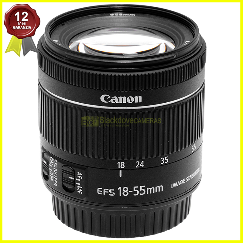 Canon EF-S 18-55mm f/4-5.6 IS STM obiettivo zoom stabilizzato