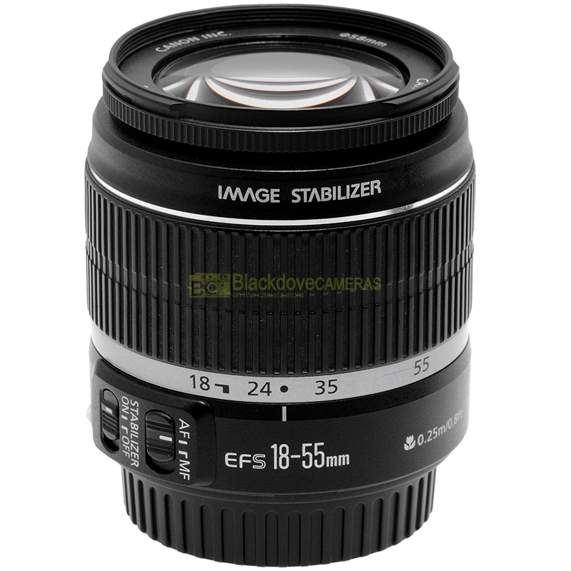 Canon EF-S 18-55mm f3,5-5,6 IS.