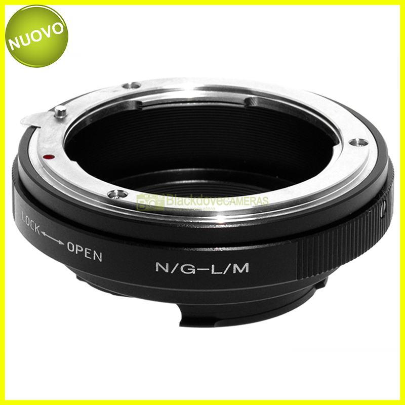 “Adapter per obiettivi Nikon G su fotocamera Leica M Adattatore, codifica 6 bit”