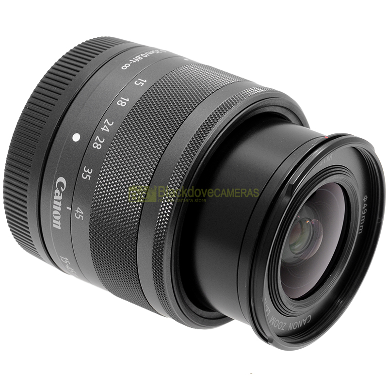 Obiettivo Canon EF-M 15/45mm. f3,5-6,3 IS STM per fotocamere mirrorless digitali