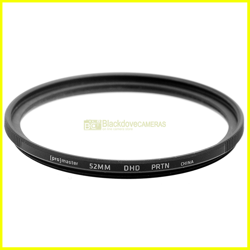 52mm Filtro UV MC Promaster a vite M52. Ultra Violet camera lens filter.