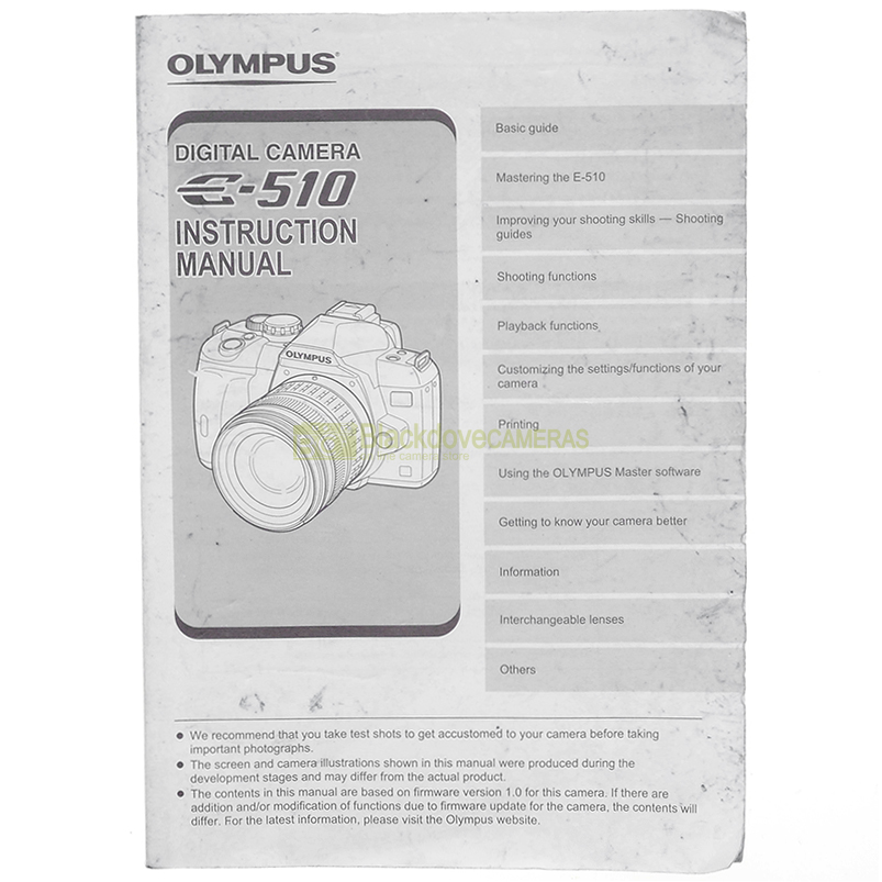 “Olympus user's manual”