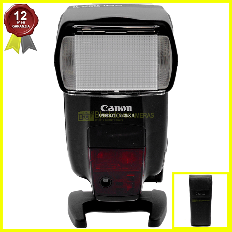 Canon Speedlite 580-EX II Flash e-TTL per fotocamere digitali. Wireless control