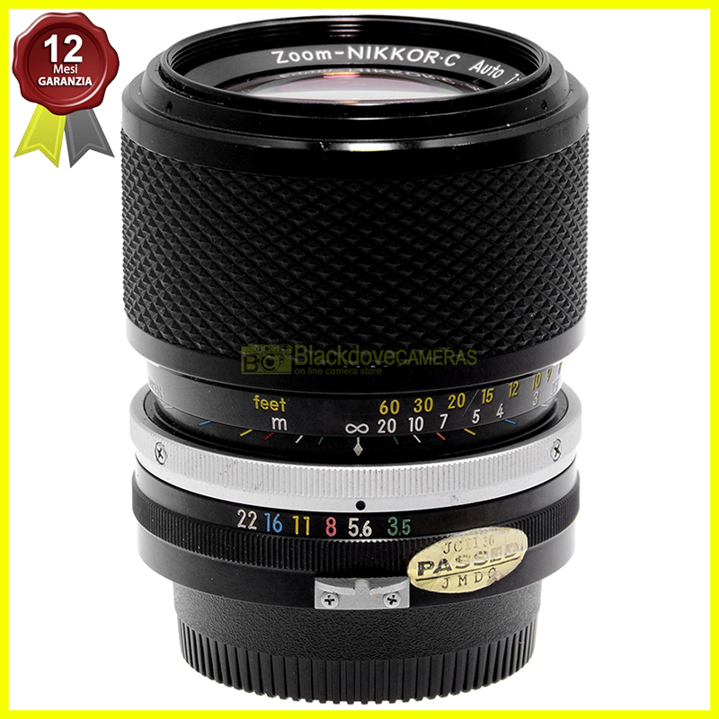 Nikon Zoom Nikkor-C Auto 43/86mm. f3,5 obiettivo per fotocamere reflex F pre AI
