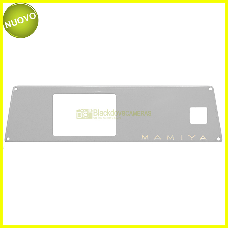 Frontalino originale per fotocamera Mamiya Press 23. Ricambio. Front plate.