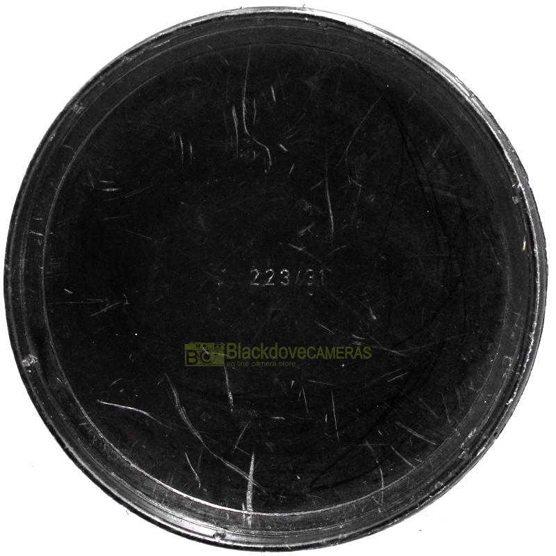 Schneider Kreuznach. Tappo frontale per obiettivo push-on 80mm. Front cover.
