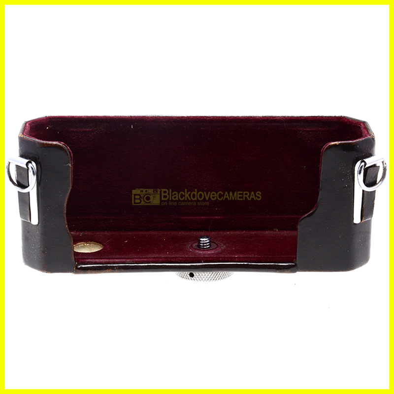 Fondello originale in similpelle per fotocamera reflex Nikon F. Half case Bottom