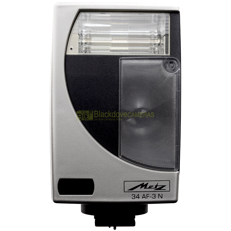 Flash Metz Mecablitz 34 AF-3N TTL per fotocamere Nikon a pellicola. 34AF3N