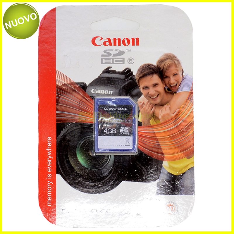 Canon Dane-Elec SDHC Pro card card 4Gb 150x Class 6. Scheda di memoria SD.
